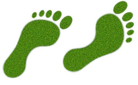 green footprints